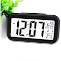 Miniatyrbild 4 av 5: Kreativ Väckarklocka Morgon Snooze Väckarklocka LED Bakgrundsbelyst Skärm Digital Display Med Kalender Datumvisning Funktion, Temperatur, Tid