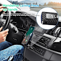 Pikkukuva 3 / 5: 3-in-1 Auton Bluetooth 5.3 -lähetin ja vastaanotin Mini FM-lähetin LED-näytöllä Handsfree-puhelu Auton sarja Langaton AUX-ääniadapteri Tukee TF-korttia
