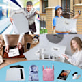 Miniatyrbild 6 av 7: 100 st - Försändelsepåsar webbutik kläder - Försändelsepåsar för kläder - 250 x 350 mm - Extra starka - Självhäftande - Vattentäta