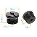 Miniatyrbild 2 av 5: 2 st Mikrofonstativadapter 1/4 Hona till 5/8 Hane Skruvtrådsadapter Stativskruvadapter för Kamera Monitor Mikrofonstativ