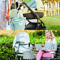 Miniatyrbild 8 av 8: (Grön) Barnvagnsväskekrokar - Krokar för väskor - Barnvagnskrokar - Shoppingkrok - Set om 4 - Extra robusta - Barnvagnskrokar - Barnvagnsväskekrokar