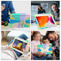 Miniatyrbild 3 av 7: iPad Mini 6 fodral med pennhållare grönt med stöd och axelrem
