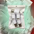 Miniatyrbild 5 av 5: (5-pack) B22 till E26/E27 Ljussockeladapter, Glödlampshållare Bajonett till Skruvkonvertering, Passar LED/CFL/Energisparande Glödlampor, He