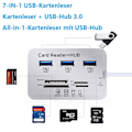 Miniatyrbild 3 av 6: Multiport-adapter 3 USB 3.0-portar USB-adapter