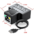 Miniatyrbild 5 av 5: RJ45 Ethernet-splitteradapter, Aoaizue 1 till 3 portar [3 enheter samtidigt nätverk] RJ45 nätverksförlängning 100 Mbps internethastighet 8P8C