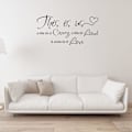 Miniatyrbillede 4 af 4: This is Us Crazy Loud Love Vægsticker Inspirerende Vægsticker Hjem Dekorationer til Soveværelse Stue