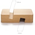 Miniatyrbilde 3 av 3: Tretelefonstativ, Universal Desktop Telefonstativ Bærbar Mobil Tabletholder
