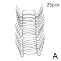 Miniatyrbillede 2 af 5: 25-100X Rustfri Stål W Drivhusglasclips Elite Drivhuse Wire Clips 25pcs