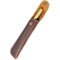 Miniatyrbillede 3 af 7: Læder Pen Etui Holder, Beskyttende Pen Etui, Fyldpen Holder Etui, med Metal Knap, Ægte Læder Håndlavet, til Stylus Touch Pen, Kuglepen brown