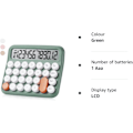 Miniatyrbillede 8 af 8: Kontorregnemaskine 12 Cifre Stor LCD Skærm Sød Regnemaskine Håndholdt Mekanisk Regnemaskine Store Knapper Regnemaskiner Skrivebord