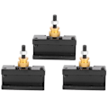 Miniatyrbild 1 av 5: 3-pack Mini Lathe Snabbväxlingsverktygshållare Kit (1/4-1/2 tum),