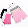 Miniatyrbild 5 av 7: Cykelshorts flickor svart dans Pe shorts barn med spetskant sport 2-10 år 6 pack 2-3 Years