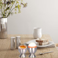 Miniatyrbild 7 av 7: Äggkoppar Set Rostfritt Stål Mjukkokta Äggkoppar Hållare Stativ Äggkoppbricka Inkluderar 4 Ägg Kök Silver
