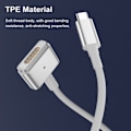 Pikkukuva 3 / 9: PD-latauskaapeli USB Type-C - Magsafe 1/2 MAGSAFE 2:lle MAGSAFE 2:lle for Magsafe 1