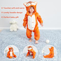 Miniatyrbillede 5 af 8: Unisex Vinter Hættetrøje Jumpsuit 2-36 Måneder Babydyre Jumpsuit er lavet af flanel 24-30months