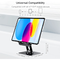 Miniatyrbilde 4 av 6: Stativ 360° Rotasjon, Justerbar Monitor Tablett Stativ Holder for Skrivebord Bærbar Kontor Kompatibel med iPad Pro 10.5, 11, 12.9