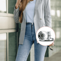 Miniatyrbild 6 av 8: Avtagbara jeansknappar 10-pack Silver Perfect Fit Button Silver