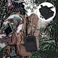 Miniatyrbild 6 av 7: 2-pack taktisk väska, midjeväska, EDC-väska, militär liten utrustningsväska för utomhusjakt, camping, vandring, trekking