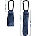 Miniatyrbild 2 av 5: 2-pack Buggy Clips Bärvagnskrokar, Bärväskehållare i läder, Väskskrokar för barnvagnar, Barnvagnsclips, Barnvagnskrokar för väskor, Marinblå