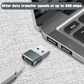 Miniatyrbild 1 av 5: Apple iPhone 16 Laddare Adapter, USB till USB C Adapter 3-pack, USB C Hona till USB A Hane Typ C Konverterare för Apple Watch