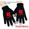 Miniatyrbillede 4 af 9: Roblox sorte strikkede handsker med touch-funktion Touch Glove Black Model 2 Model 2