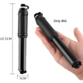 Miniatyrbilde 3 av 6: Sykkelpumpe, Bærbar Mini Sykkeldekkpumpe, Super Rask Dekk Oppblåsing Kompatibel med Universal Presta og Schrader Ventil