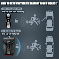 Miniatyrbillede 4 af 7: 2 PAK Faraday Pose til Bilnøgler, Signalblokerende Pose til Bilnøgler, RFID Nøglepose Faraday Pose til Nøglefri Bil Beskyttende Nøglepose Medium