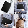 Miniatyrbilde 8 av 8: 9-11 tommers nettbrett-hylseveske som passer til nye 11-tommers iPad Pro M4/iPad Air M2 2024, iPad Air 5/4/3 10,9\"/10,5\", iPad Pro Black