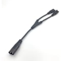 Miniatyrbillede 2 af 3: C7 til C8 30cm Forlængerledning IEC Splitter - Hun til 2 x Han - Forlængerkabel Y Splitter til Figur 8 Strømkabel - Tv Strømkabel Adapter