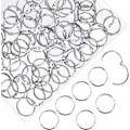Miniatyrbillede 1 af 8: 100 stk. Binder Ringe, Løse Blade Binder Ringe, Bog Ringe, Metal Bindingsringe til Papirer, Flash Cards, Index Cards, Ringbind, Kontor, Skole, Hjem 1 Inch/25mm