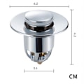 Miniatyrbillede 3 af 4: Universal Håndvask Pop Up Aftapningsfilter Pop Up Vask Aftapningsprop Ny