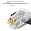 Pikkukuva 3 / 5: 100 kpl 8p8c RJ45 Ethernet-kaapeleita Modulaarinen liitin Verkkoliitäntä