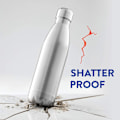 Miniatyrbillede 5 af 7: Dobbelt Isoleret Rustfrit Stål Vandflaske (Sæt af 2) 500ml Isoleret Vandflasker, 100% Lækagesikker Rejseflaske Holder Varmt