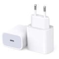 Miniatyrbilde 5 av 5: 20W iPhone iPad Rask lader Apple USB-C Strømadapter EU-plugg
