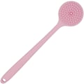 Pikkukuva 7 / 8: Silikoniselkäharja suihkuun ja kylpyyn pitkällä kahvalla Pink