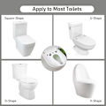 Miniatyrbillede 5 af 7: Rejse-Toilettræningssæde til Småbørn, Bærbar Toilettræningssæde til Børn, Foldbart Toilettræningssæde i ABS-Materiale med 8 Anti-Skrid Sikkerhedspuder og 1 Bærepose White Panda