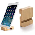 Miniatyrbilde 2 av 3: Tretelefonstativ, Universal Desktop Telefonstativ Bærbar Mobil Tabletholder