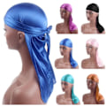 Miniatyrbillede 5 af 10: Bandana Silke Durag white