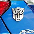 Miniatyrbilde 4 av 4: For Bil Autobot Klistremerke Par Krom Finish PVC Auto Emblemer Transformers Autobot Biltilbehør (hs)