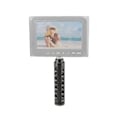 Miniatyrbilde 2 av 4: Kameragrep i aluminiumlegering med gjengehode for skjerm, videolys, blits, mikrofon, LCD M