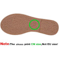 Miniatyrbillede 4 af 4: Dames Sliders Åbne Tå Slippers Sommer Hør Regnbue Bred Pasform Slides Sandaler Linned Slip On Hus Bambus Slippers Sko 4.5