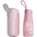 Pikkukuva 1 / 7: Matkavarjo, 6-rivinen Mini Varjo Pieni UV-Varjo, Taittuva Auringonvarjo Tuulenkestävä Sadevarjo Kapselikuoressa, Taittuva Kannettava Taskuvarjo Pink