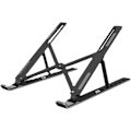 Miniatyrbild 1 av 7: Justerbart laptopstativ - Ergonomisk design, 6 justeringsnivåer, Premium ABS-silikonkonstruktion, Bärbar och hopfällbar