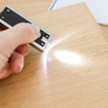 Pikkukuva 2 / 4: 2 kpl LED-avaimenperä Pieni taskulamppu | Taskulamppu Pieni kirkas sisäänrakennetuilla paristoilla | Pieni LED-mini taskulamppu avaimenperä