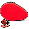 Miniatyrbild 3 av 5: Pingisracketlåda Eva hårt skal pingisracket förvaringsväska anti-fall pingisracket skyddslåda Red
