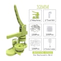 Miniatyrbilde 3 av 5: 25/32/37/44 MM Knappmaskin Installasjon Gratis Knapp Nål Punch KiQa [db] 32MM 32MM