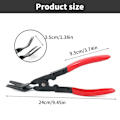 Miniatyrbild 2 av 5: 1 st Car Plastic Rivet Snap Plier Snap Fastener Tool Eyelet Setting Plier Red Tool