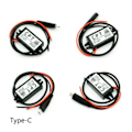Miniatyrbillede 7 af 11: 12V til 5V DC-DC Step Down Spændingsudgangsadapter Strømforsyningsomformer Spændingsregulator Nem at bruge MircoUSB MircoUSB