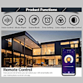 Miniatyrbillede 5 af 5: 3 stk. Smart Homekit WiFi MR16 Smart LED Pære 12V RGBCW Dæmpbar Lampe Siri Stemmestyring 5W Spotbelysning Farveskift