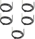 5-pack Vattentät Ntc 10k 1% 3950 Termistor Temperatursensor Sond